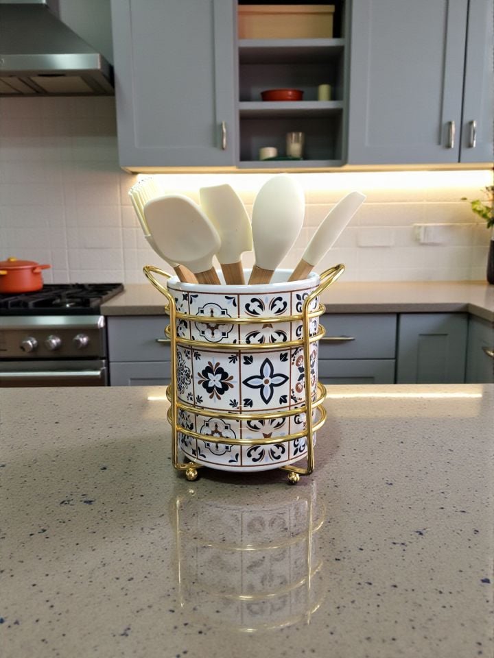 Kaşıklık - Ceramic Desen Gold
