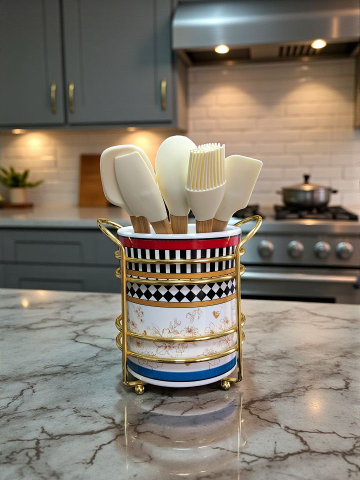 Kaşıklık - Kelebek Desen Gold