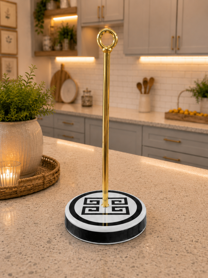 Kağıt Havluluk - Versa Desen Siyah Gold